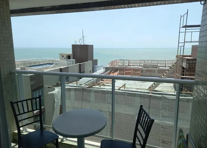 Flat Maravilhosa Vista Beira Mar De Intermares 605